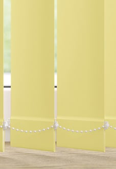 Trinity (Blackout), Daffodil Yellow - Vertical Blind Slats